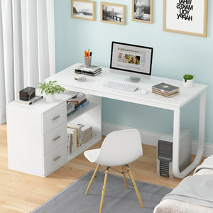 Small Computer Desk, Modern Writing Desk for Living Room, Home Office —  MCombo