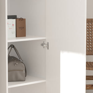 Modern Armoire Wardrobe Bedroom Storage Closet Wooden