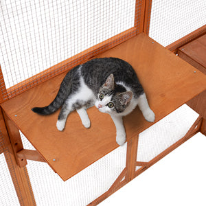 Large Outdoor Cat House Outdoor Catio Kitty Shelter
